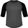 B-Baseball Youth Tee Graphite/Black X-Small view 2