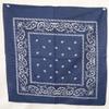 AES Wholesale Lot 3 22"x22" Paisley Light Navy Blue Bandana view 1