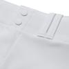 CHAMPRO boys Pipe Triple Crown Polyester Knicker with Braid, White, Black Pipe, X-Large US view 3