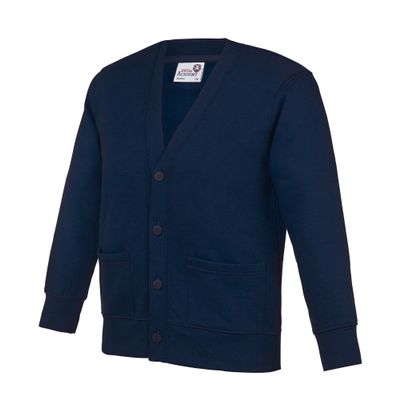 AWDis Academy AC02J Kids Academy Cardigan - Academy Navy - 3-4 Years