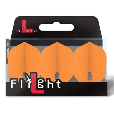 LSTYLE Dart Flights - L3 PRO Shape - Orange | Set of 3 | for Soft & Steel Tip Darts