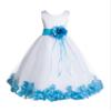 ekidsbridal Floral Rose Petals White Flower Girl Dress Pageant Dresses Junior Flower Girl Dress Birthday Girl 007 2 view 1