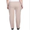 Alfred Dunner womens Allure Slimming Plus Size Short Stretch - Modern Fit Pants, Tan, 24 US view 2