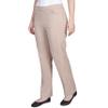 Alfred Dunner womens Allure Slimming Plus Size Short Stretch - Modern Fit Pants, Tan, 24 US view 3