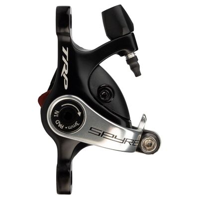 TRP Spyre Mechanical Disc Brake Caliper | Dual-Piston Actuation | 40 mm Slim Profile | 146 g Lightweight | Works with All Cable Drop-Bar Levers (Post Mount)