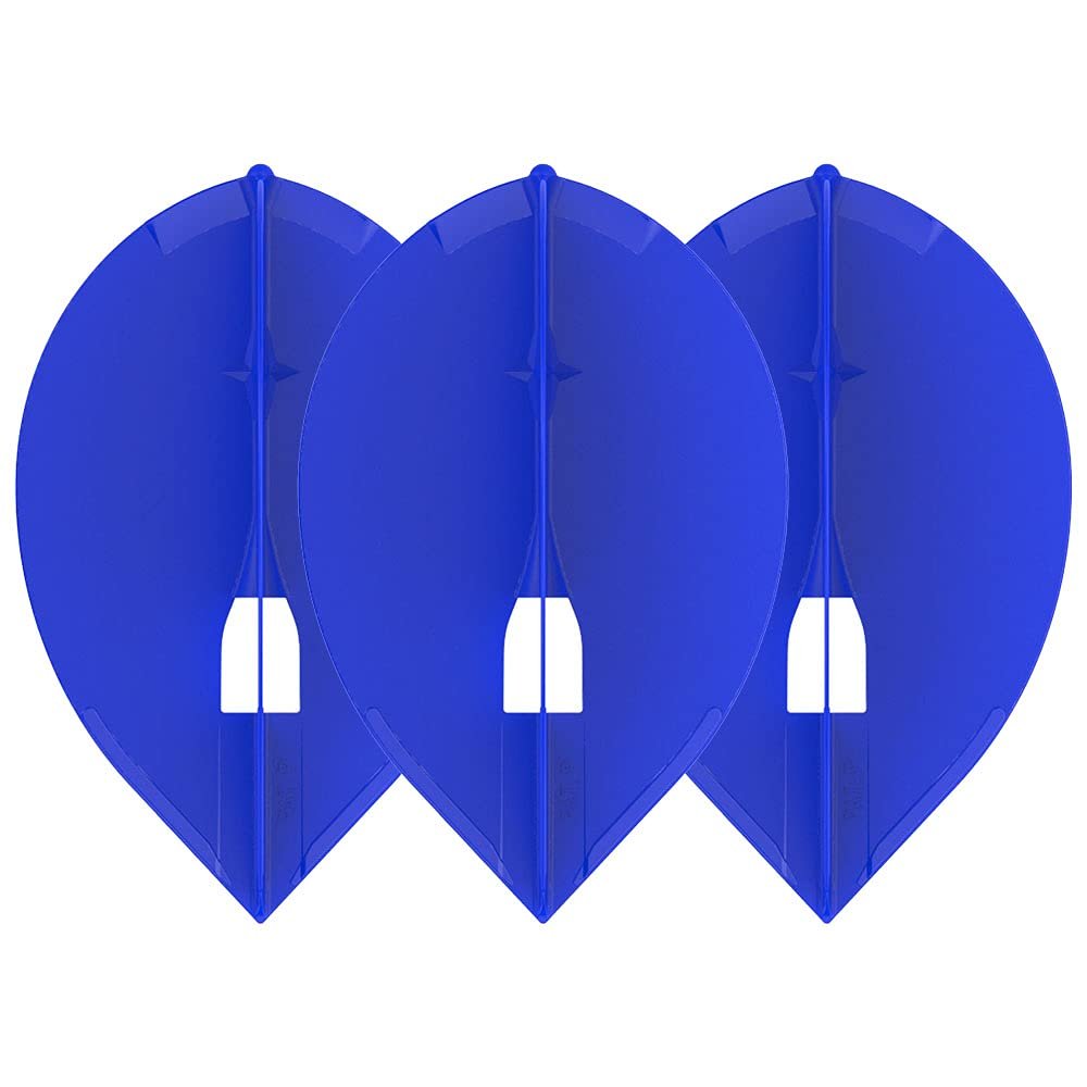 LSTYLE Dart Flights: L2 PRO Teardrop - for Soft Tip and Steel Tip Darts - Blue