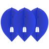 LSTYLE Dart Flights: L2 PRO Teardrop - for Soft Tip and Steel Tip Darts - Blue view 1