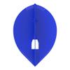 LSTYLE Dart Flights: L2 PRO Teardrop - for Soft Tip and Steel Tip Darts - Blue view 2