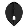 LSTYLE Dart Flights: L2 PRO Teardrop - for Soft Tip and Steel Tip Darts - Black view 2