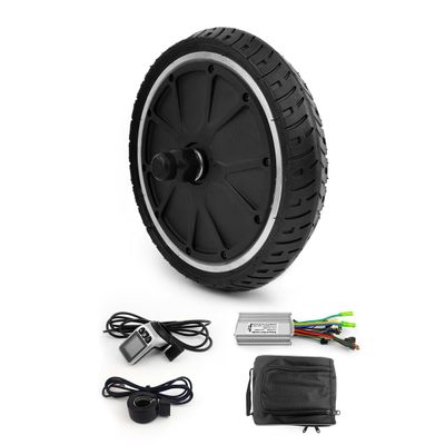 250W Scooter Motor Wheel Conversion Kit Mini Bike 45mm Motor Kit Wuxing LCD Display Thumb Throttle And EBS Thumb Brake (48V)