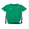 Carrolls Irish Gifts Emerald Green Kids Ireland T-Shirt With Shamrock Crest and Navy Underarm Design, 5-6X view 1