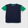 Carrolls Irish Gifts Emerald Green Kids Ireland T-Shirt With Shamrock Crest and Navy Underarm Design, 5-6X view 3