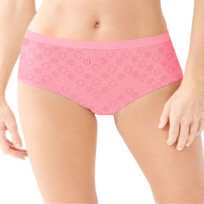 Bali Comfort Revolution Microfiber Brief 6/7 (M/L), Think In Pink Dot