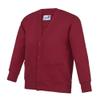 AWDis Academy AC02J Kids Academy Cardigan - Academy Burgundy - 13 Years view 1