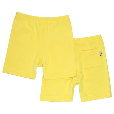 Babysoy Basic Comfy Shorts(12-18 Months, Banana)