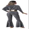 California Costumes Dazzler Disco Costume, Women's Medium view 3