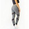 Attitude Apparel Black High Waisted Soft Lightweight Squat Proof Mesh Panel Yoga Workout Running Leggings for Women, Extra Small view 4