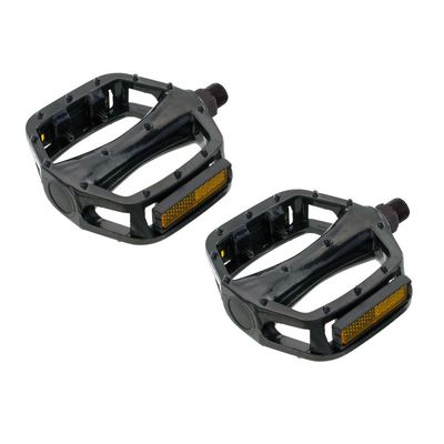 565 Alloy Pedals . Bike pedals, bicycle pedal, for lowrider , beach cruiser, chopper, limo, stretch bike. Various Colors & Sizes (Black, 9/16")