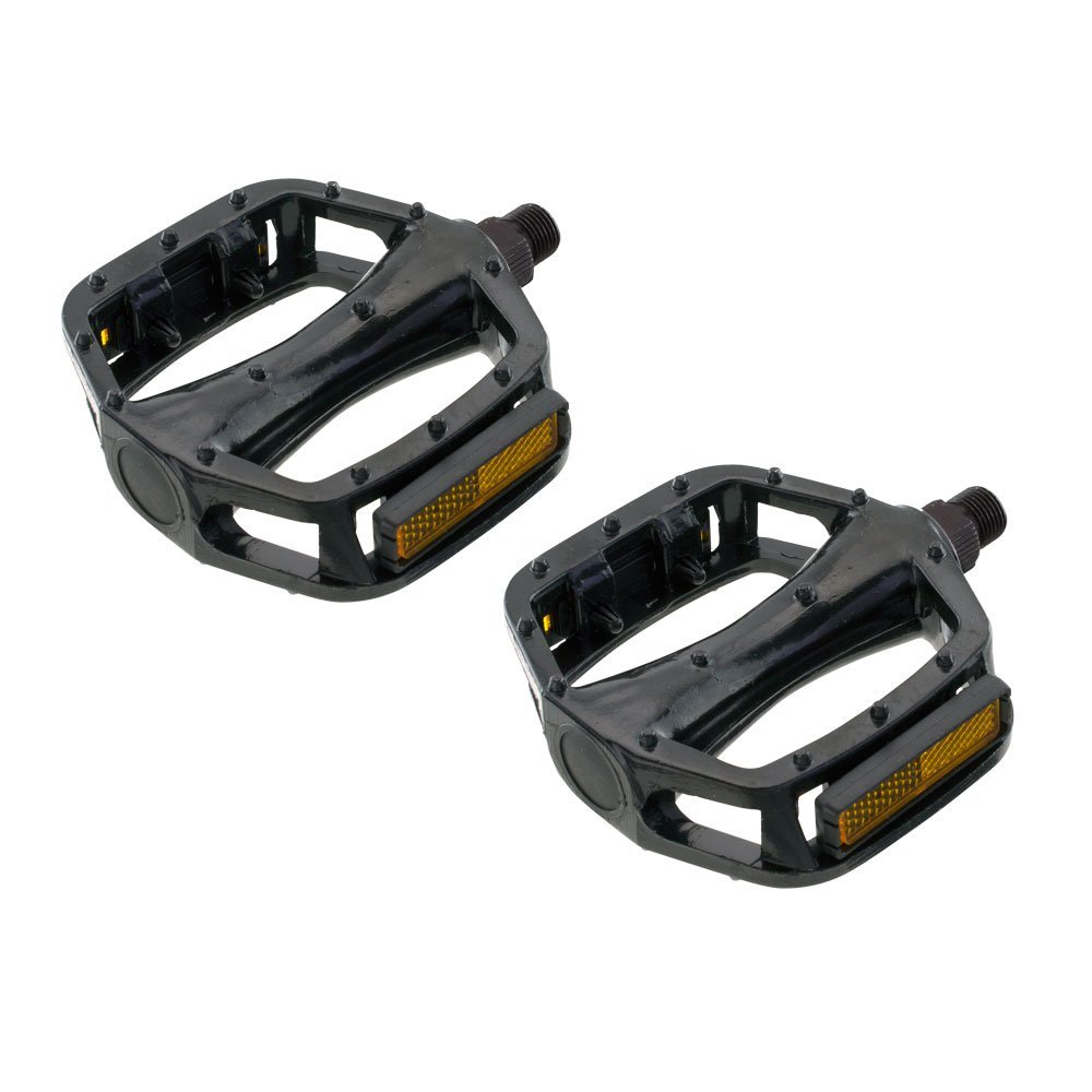 565 Alloy Pedals . Bike pedals, bicycle pedal, for lowrider , beach cruiser, chopper, limo, stretch bike. Various Colors & Sizes (Black, 9/16")
