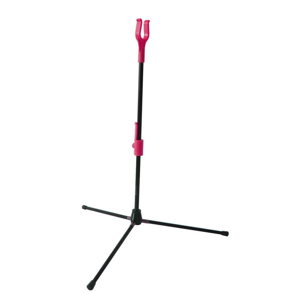 JIEXI HWYP Glass Fiber Bow Stand Recurve Bow Rack Bow Holder with Bag Pack of 1 (Pink)