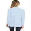NYL Womens Long Sleeve Open Front Drape Cardigan - Made in USA, Large, Blue view 2