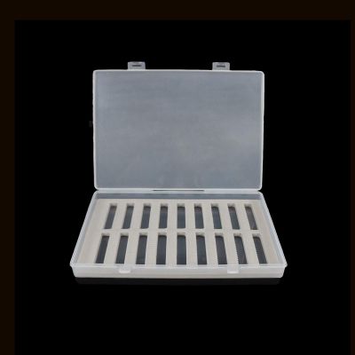 Aventik Super Large Capacity Fly Boxes Slim Foam Clear Lid PP Collection Fishing Boxes Competition Fishing Hook Tackle Boxes(24ma)