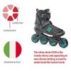 Roces Stile Women's Icon Women Inliner, Womens, ICON Women, Black-Aqua, 40 view 3