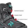 Roces Stile Women's Icon Women Inliner, Womens, ICON Women, Black-Aqua, 40 view 4