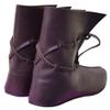 Allbeststuff Medieval Leather Shoe Renaissance Boots Long with Leather Laces ABS (Brown, 7) view 3