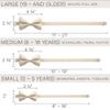Bow Tie House Men's Classic Pre-Tied Bow Tie Formal Solid Tuxedo (Large, Beige) view 4