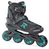 Roces Women's Icon Inliners, Black/Aqua, 38 view 1
