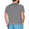 Amazon Essentials Men's Slim-Fit Short-Sleeve Quick-Dry UPF 50 Swim Tee, Charcoal, Small view 3
