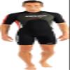 Cressi Med X 2.5 mm Man Short Sleeves Short Wetsuits, Black/Red, S view 4