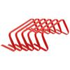 Precision 9inch High Flat Hurdles Set Red (Set of 6) Black, K-REY-TR597 view 1