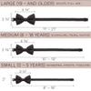 Bow Tie House Men's Classic Pre-Tied Bow Tie Formal Solid Tuxedo (Large, Dark Brown) view 4