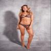 Gossard Women's Glossies Leopard Short, Brown (Animal Print), Extra Small view 3