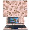 MightySkins Skin Compatible with Lenovo MIIX 510 12.2" wrap Cover Sticker Skins Butterfly Garden view 1