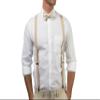 Armoniia Tan Suspenders & Bow Tie Set for Baby Toddler Boy Teen Men (4. Adult (up to 5'8"), Tan Suspenders, Cream Bow Tie) view 2