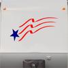 USA Flag Stars and Stripes Motorhome Stripe Kit- RV Stickers - Trailer Stickers- Camper Vinyl Decal- Sticker Graphic- Motorhome Decals- RV Stripe Kit-us003us007 view 1