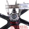 CDHPOWER 26" Bicycle Rear Mag Wheel 135mm for Rotary Freewheel,Aluminum Alloy Black Rear Bike Rim view 4
