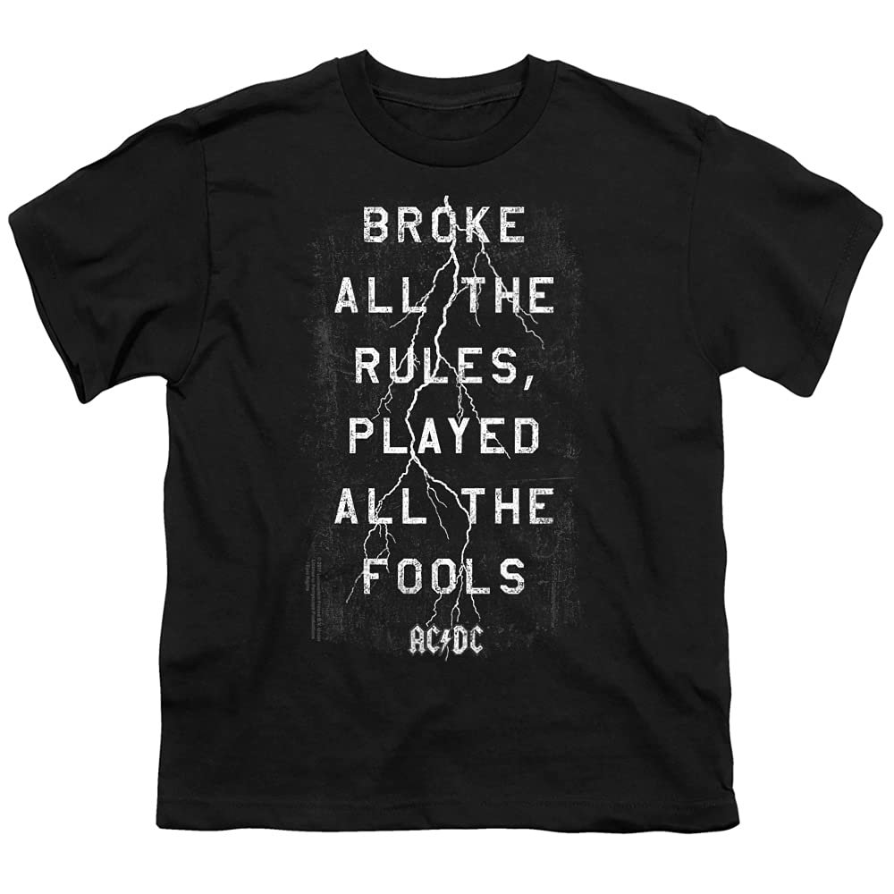 ACDC Struck Kids T-Shirt X-Large Black