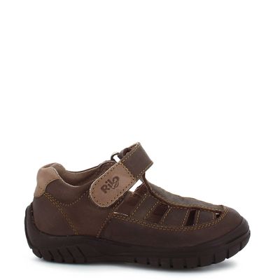 Rilo Sandal for Boy's with Adjustable Strap. (9.5, Brown)