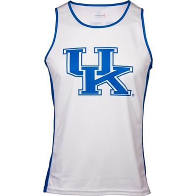 Adrenaline Promotions NCAA Kentucky Wildcats Men's Run/Tri Singlet, X-Small, Blue/White