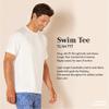 Amazon Essentials Men's Slim-Fit Short-Sleeve Quick-Dry UPF 50 Swim Tee, White, XX-Large view 2