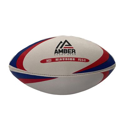 Amber Sports Recreational Midi Ball with Non-Slip Surface for All-Weather Use - Official Size and Weight for Match or Training