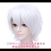 CaseEden 5317 Cosplay Wig, Naruku Osaka Sogo, White Silver, Silver White, Short view 2