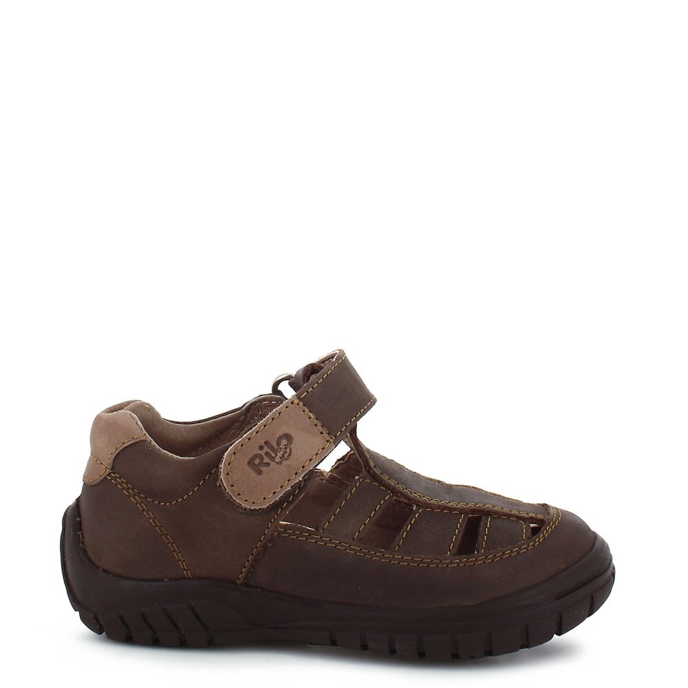 Rilo Sandal for Boy's with Adjustable Strap. (10.5, Brown)