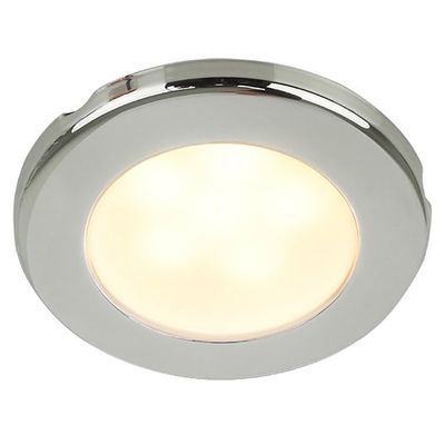 Hella 958109021 EUROLED 75 WRM WHT SS BEZ 12V SCW MNT Dome Light