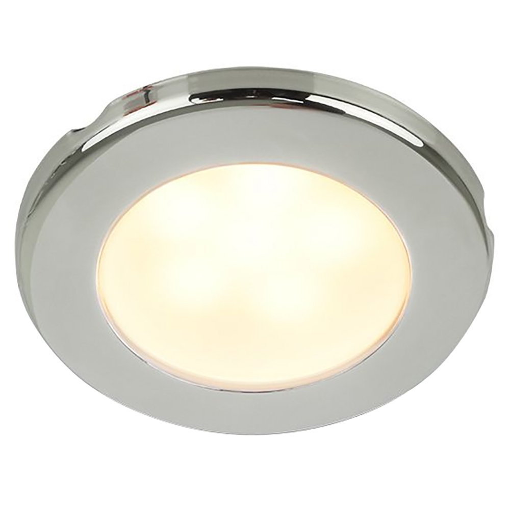 Hella 958109021 EUROLED 75 WRM WHT SS BEZ 12V SCW MNT Dome Light