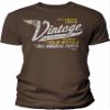 60th Birthday Gift Shirt for Men - Vintage 1966 Aged to Perfection - Racing - Brown-2X view 1